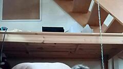 Female slave bound humiliated by maledom master in office with toys