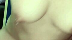 Young janda orgasms wildly from hard creampie fuck