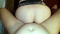 real wife moans taking pov doggystyle cum in big ass