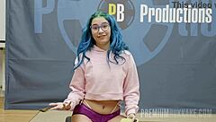 Premiumbukkake's Min Galilea gulps inter gokkun blowjobs and facials