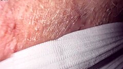 skinny wife sniffs thong in outdoor ass worship