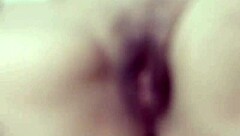 after intense fucking, i spread wide to reveal my big hairy pussy dripping with fresh cumshots inside