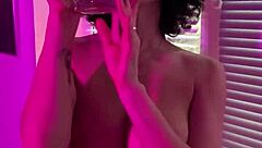 Hot Girl Fingers Pussy in Passionate Striptease