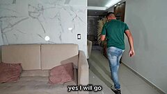 stepbrother catches me fingering then feeds cock deep