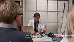 Husband Watches Doctor Fuck Beautiful Blonde Wife