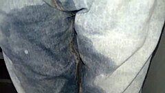 Fabric Diaper Wetting Leads to Nighttime Orgasms