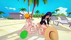 Nami Robin Hot Foursome Fucked Missionary Doggystyle Cumshots?