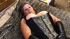 mature granny carmen close up dildo fucking fat tits pov orgasm frenzy