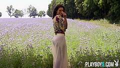 Curvy European Milf Strips Outdoor Ripping Clothes Off Big Ass!