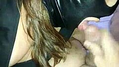 married wife karina sucks dick deep and swallows every drop of milk from lucas