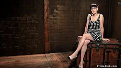 ready to toy this bound ebony slave hard?