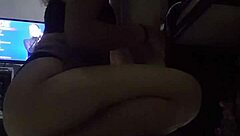 lifted her skirt and she sucked passionately with loose hair