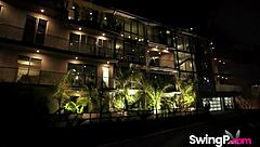 swingers swap partners for hardcore orgy pounding