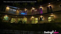 swingers swap partners for hardcore orgy pounding