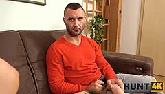 pregnant redhead milf tempted by cash for rough pussy drilling