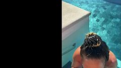 girlfriend's public deepthroat bj at costa rica infinity pool