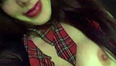 ts shemale patricia loves deepthroat blowjob on monster cock boobs