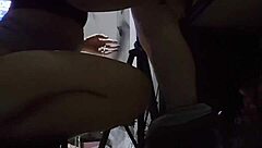 lifted her skirt and she sucked passionately with loose hair