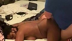 Homemade Ebony Coworker Bent Over Doggystyle Bedroom