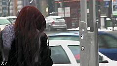 alysha gapes her russian ass wide with huge solo dildo