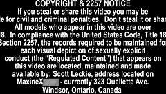 maxine x's asian feet drenched in scott rhodes' warm cumshot