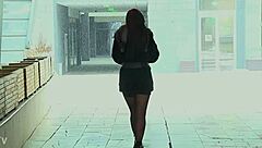 alysha gapes her russian ass wide with huge solo dildo