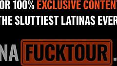 latina hottie bounces big tits on huge cock pov reverse cowgirl ride