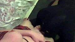 ts shemale patricia loves deepthroat blowjob on monster cock boobs