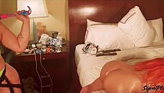 dominatrix pushed me to squirt like crazy under her control