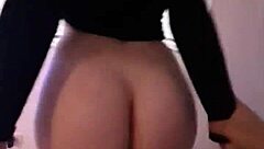 Girlfriend bounces juicy ass perfectly on thick cock at home