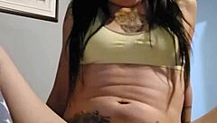 little emy angel plays with her tight young pussy live