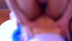 cuñada sneaks shy orgasm with sister's college buddy home alone