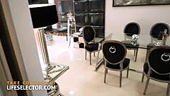 cheating french gf endures spitroast punishment with first anal