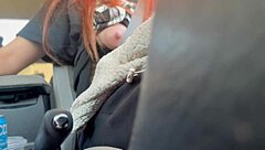 Artemisia Love Flashes Huge Tits Driving Wildly