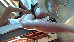 18yr old petite asian gets rough creampie fuck