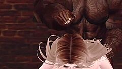 Innocent Hole Stretched Wide by First Monster Cock