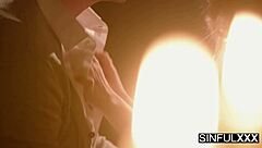 Sensual Couple Passionate Kissing Deepthroat Doggystyle Sex