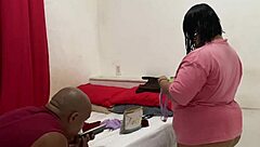 bbw teen braces flashes fat ass pussy for uncle's hot milk