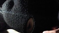 Girlfriend's Wild Femdom Deepthroat Blowjob in Car