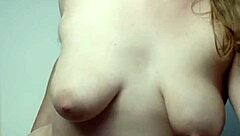 barely handles massive 22cm dildo stretch