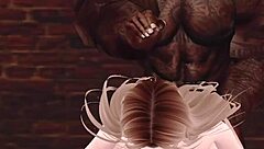 Innocent Hole Stretched Wide by First Monster Cock