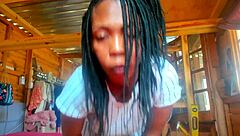 Big Ass Ebony Milf Teases In Tight Panties