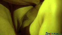 busty girlfriend pussy licked wildly in sauna