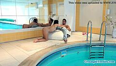 Petite Teen's Creampie Promise from BF Close-Up!