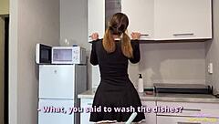 stepsister gropes her juicy ass begging horny fuck in tight pussy