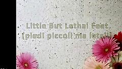 small lethal feet crush fetish slave obsession 😈👣