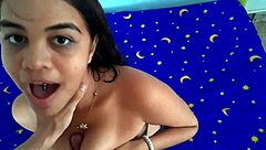 Fiery Latina's Sloppy Deepthroat Blowjob Ignites Raw Passion