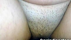 Auntie maid bends for intense homemade indian pounding