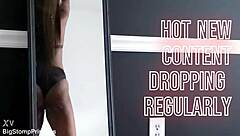 Sexy Ebony Amateur Twerks Massive Black Ass in Lingerie