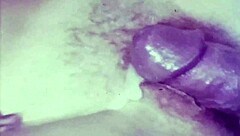 Vintage threesome porn blasts hairy pussy action!